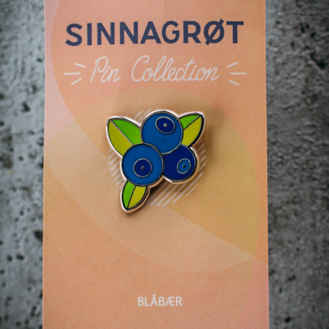 Pin Blaubeere von Sinnagrøt